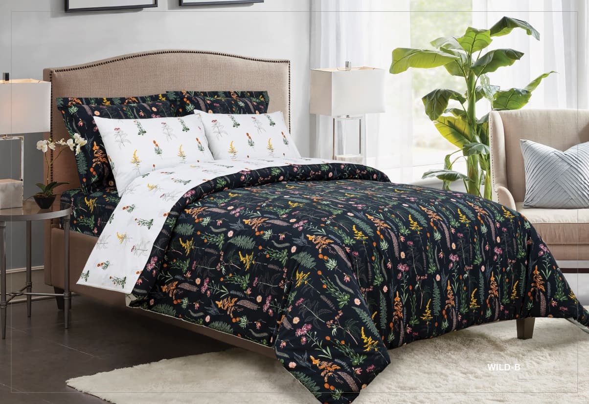 Cannon King Printed Comforter 4 pcs ( WILD-B )