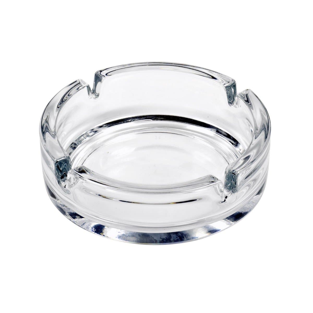 Bundle of 3 Luminarc Stackable Clear Ashtray 10.7cm