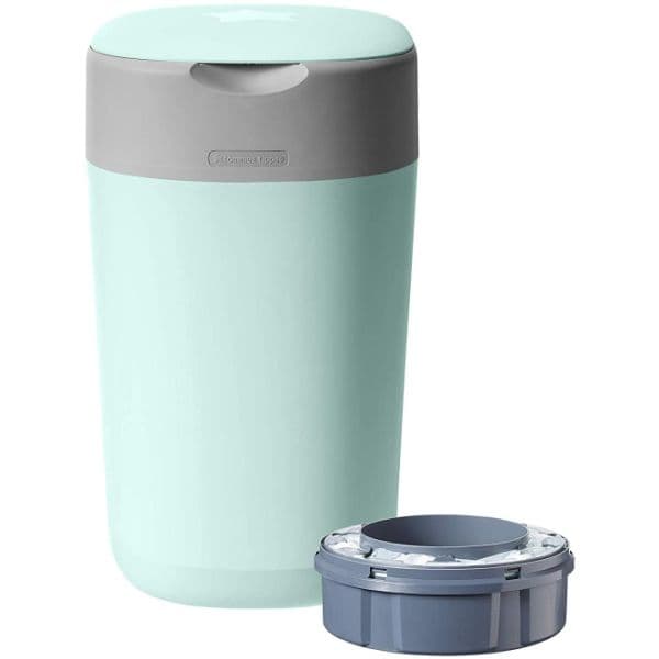Tommee Tippee Twist & Click Sangenic Nappy Disposal Bin - Green