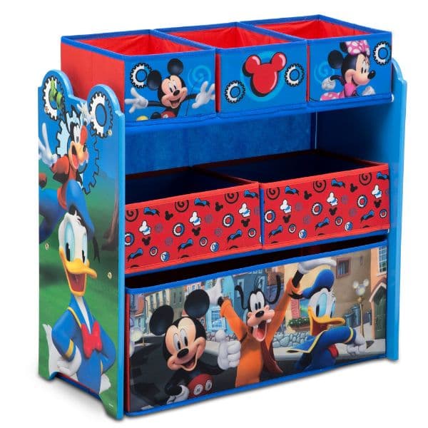 Delta Mickey Mouse Multi-Bin Toy & Books Organizer