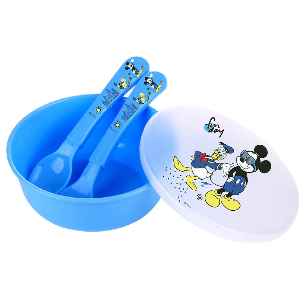 Disney Mickey Mouse 3pcs Feeding Set with Lid