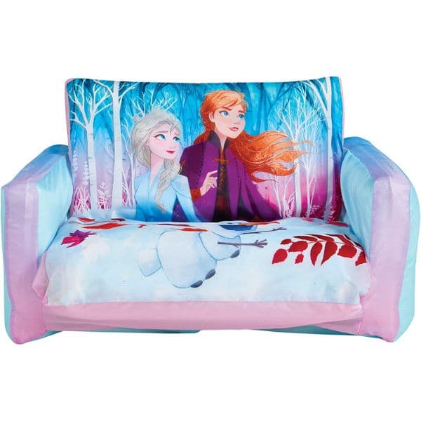 Disney Moose Frozen 2 In 1 Kids Inflatable Sofa & Flip Out Lounger