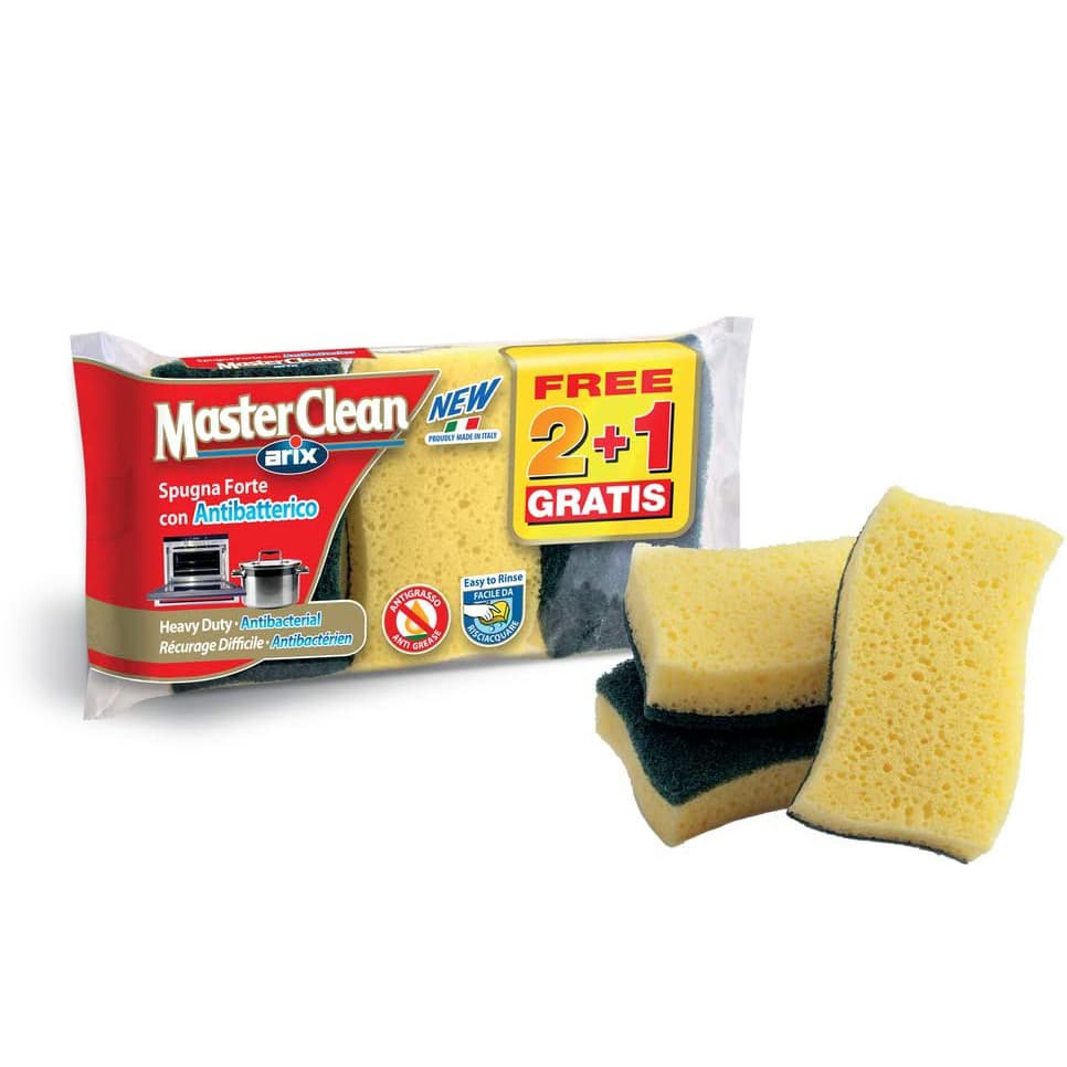Arix HD Anti-Bacterial Scourer 2+1 Pcs