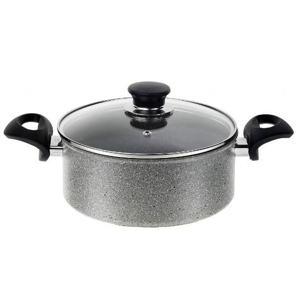 Ballarini Ferrara Casserole 2H with Glass Lid 24cm