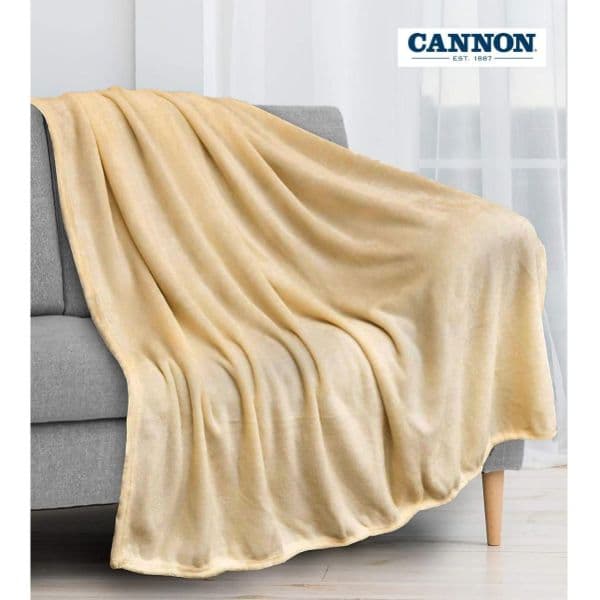 Cannon Plain Cashmere Touch Microfiber Blanket 160×220cm Beige