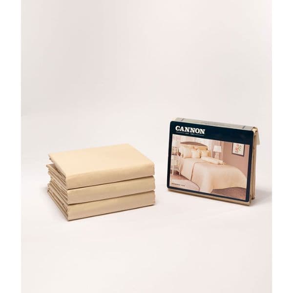 Cannon Twin Plain Duvet Cover 3 pcs Beige