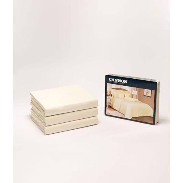 Cannon Twin Plain Duvet Cover 3 pcs Cream