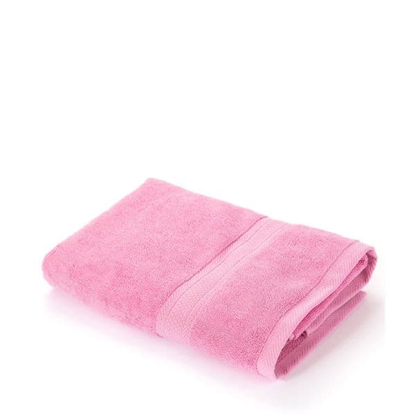 Elegance Plain Towel 70x140cm Pink