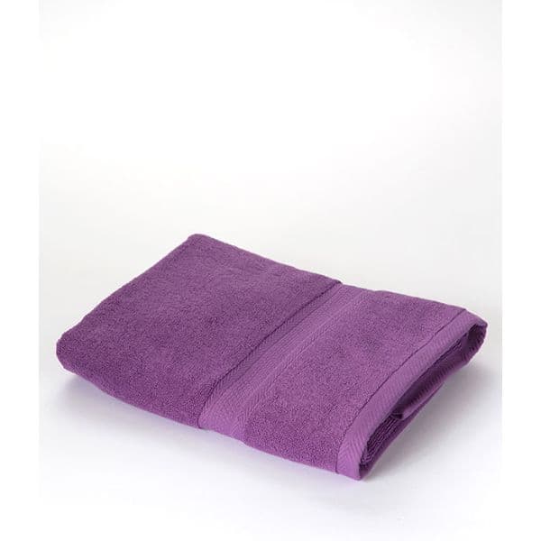 Elegance Plain Towel 70x140cm Purple