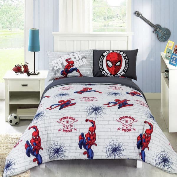 Marvel Twin Comforter 3pcs Spiderman