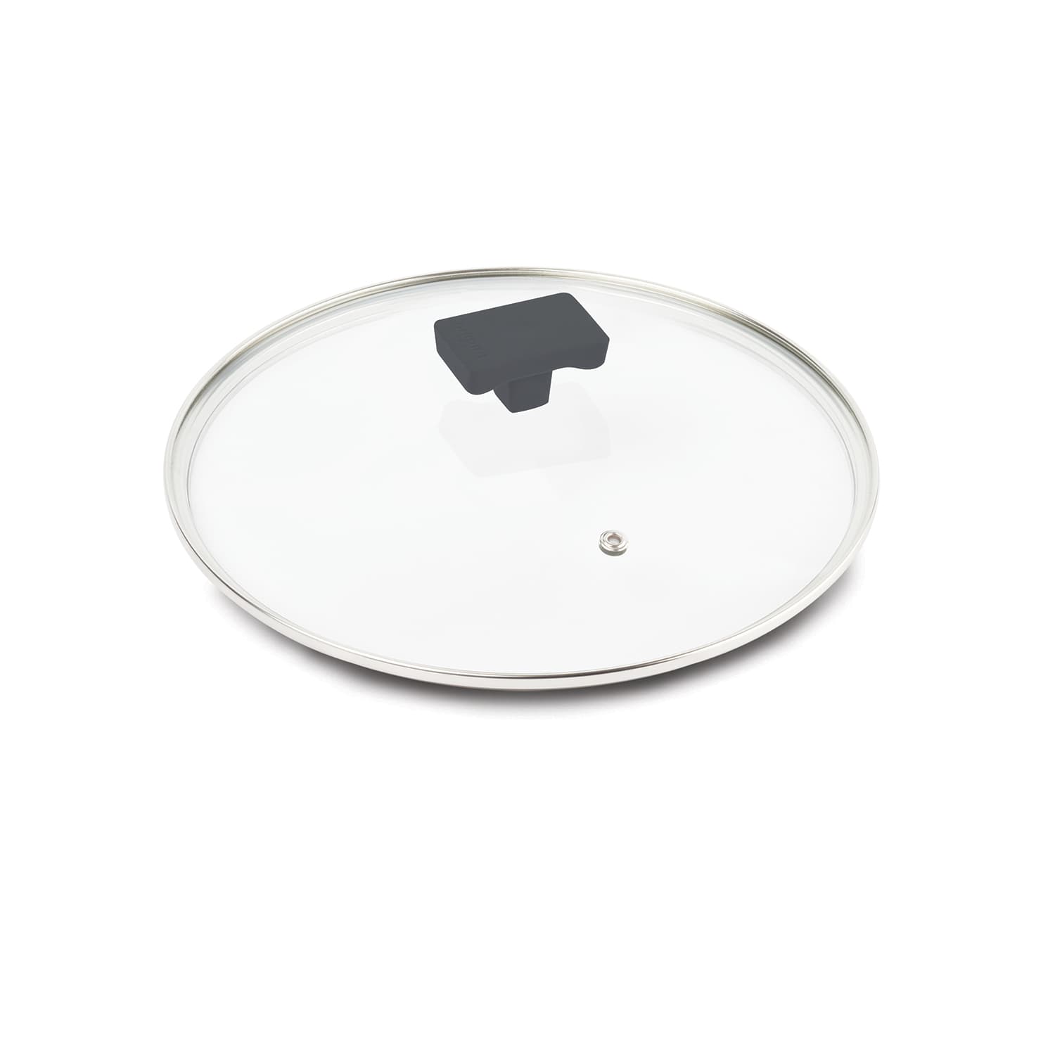 Ghidini Viva Glass Lid With S/S Joint and Steam Hole 28CM