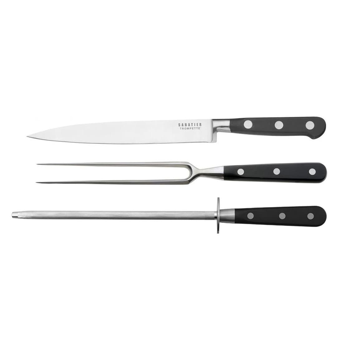Amefa Richardson Sheffield Sabatier Trompette 3 pcs Carving Set