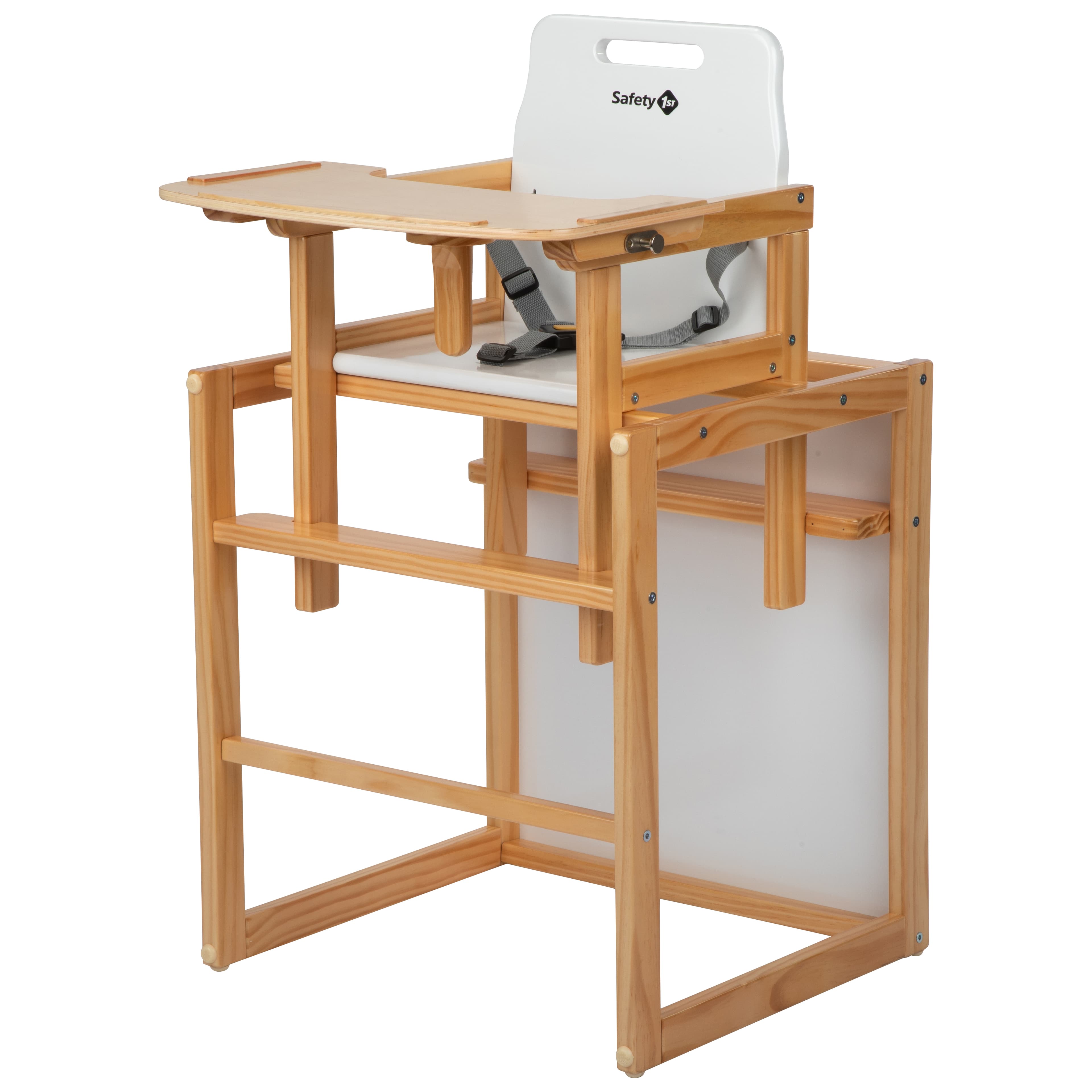 Safety 1st Cherry 2 in 1 Baby High Chair + Table Natural Wood