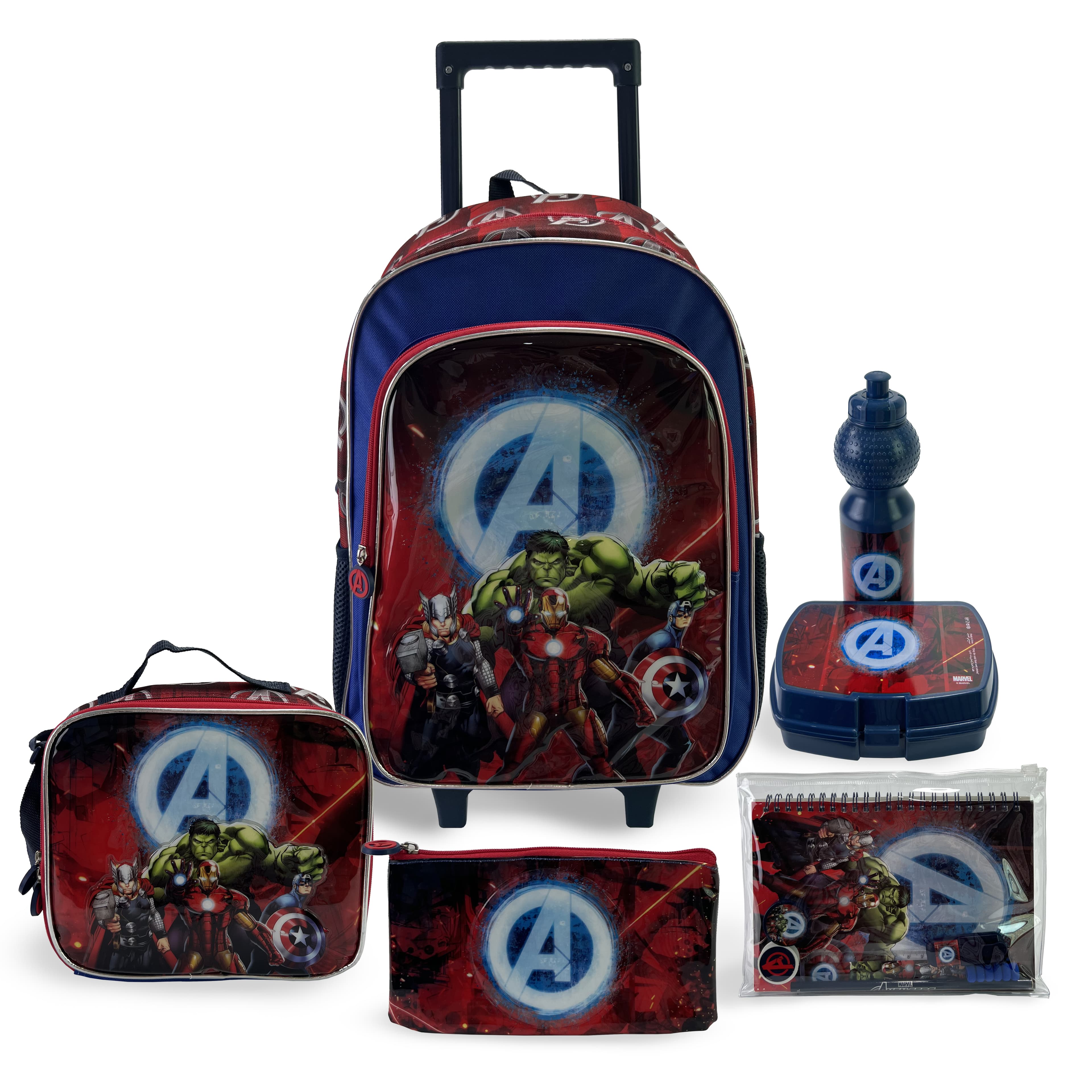 Avengers 6 in 1 ALL Inclusive School Set BTS