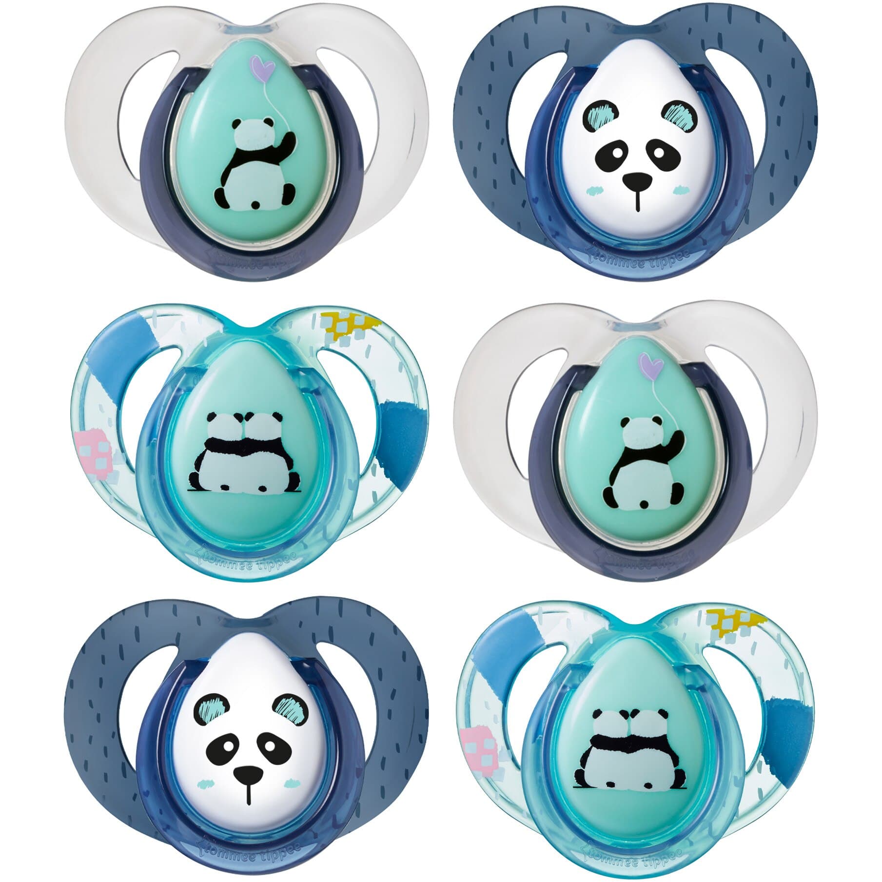 Tommee Tippee AnyTime Soother 6-18 m 6 Pcs