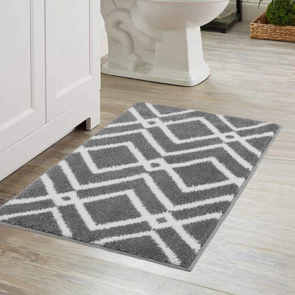 Cannon Zigzag Bathmat 50×80 Grey