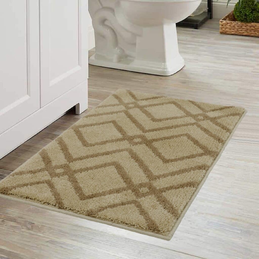 Cannon Zigzag Bathmat 50×80 Beige
