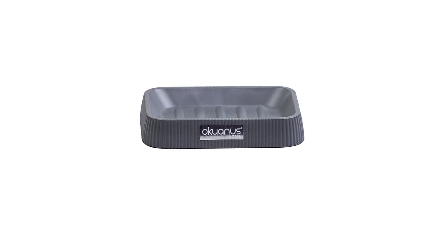 Okyanus Stripe Soap Holder Grey