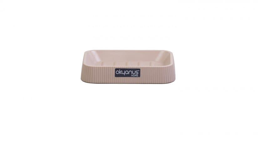 Okyanus Stripe Soap Holder Brown