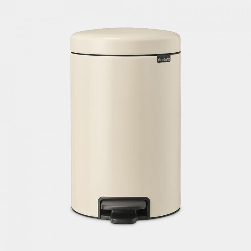 Brabantia NewIcon Pedal Bin, 12Lt. Soft Beige