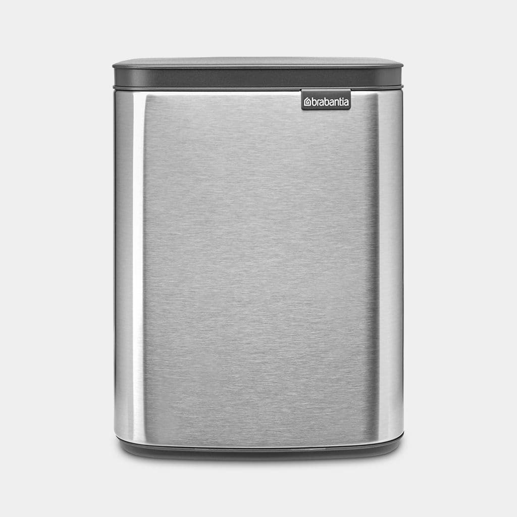 Brabantia Bo Waste Bin 7 Ltr - Matt Steel