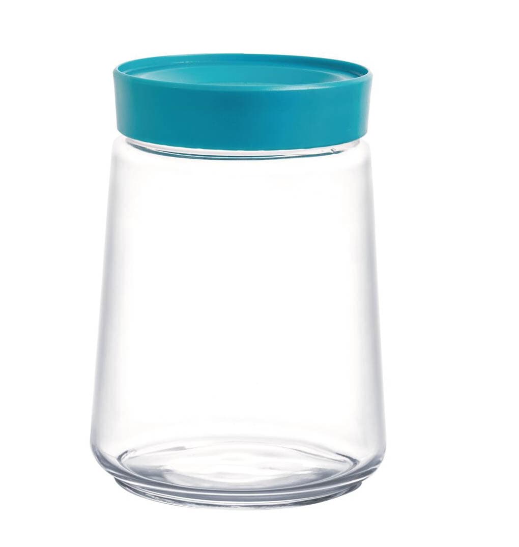 Luminarc Swing Jar 1Lt with Blue Lid