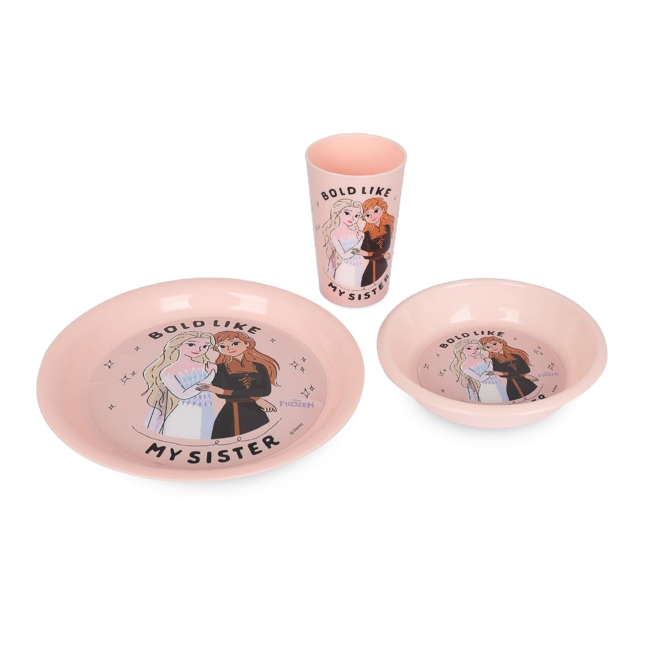 Disney Frozen II 3pcs Plastic Breakfast Set