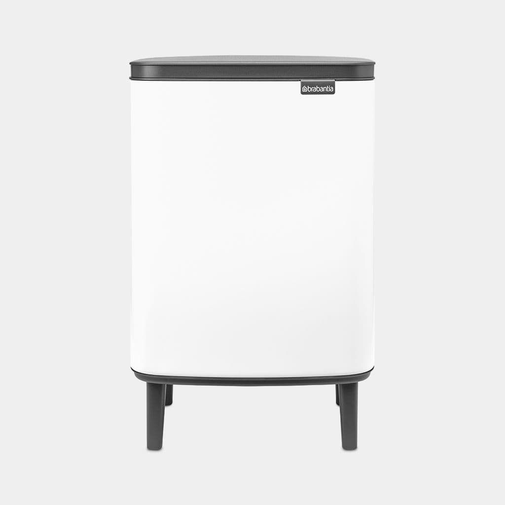 Brabantia Bo Waste Bin Hi 12 Ltr - White