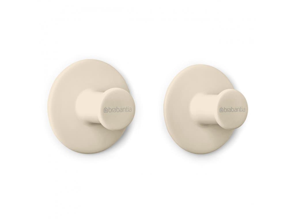 Brabantia Towel Hook Set of 2 Pieces Soft Beige