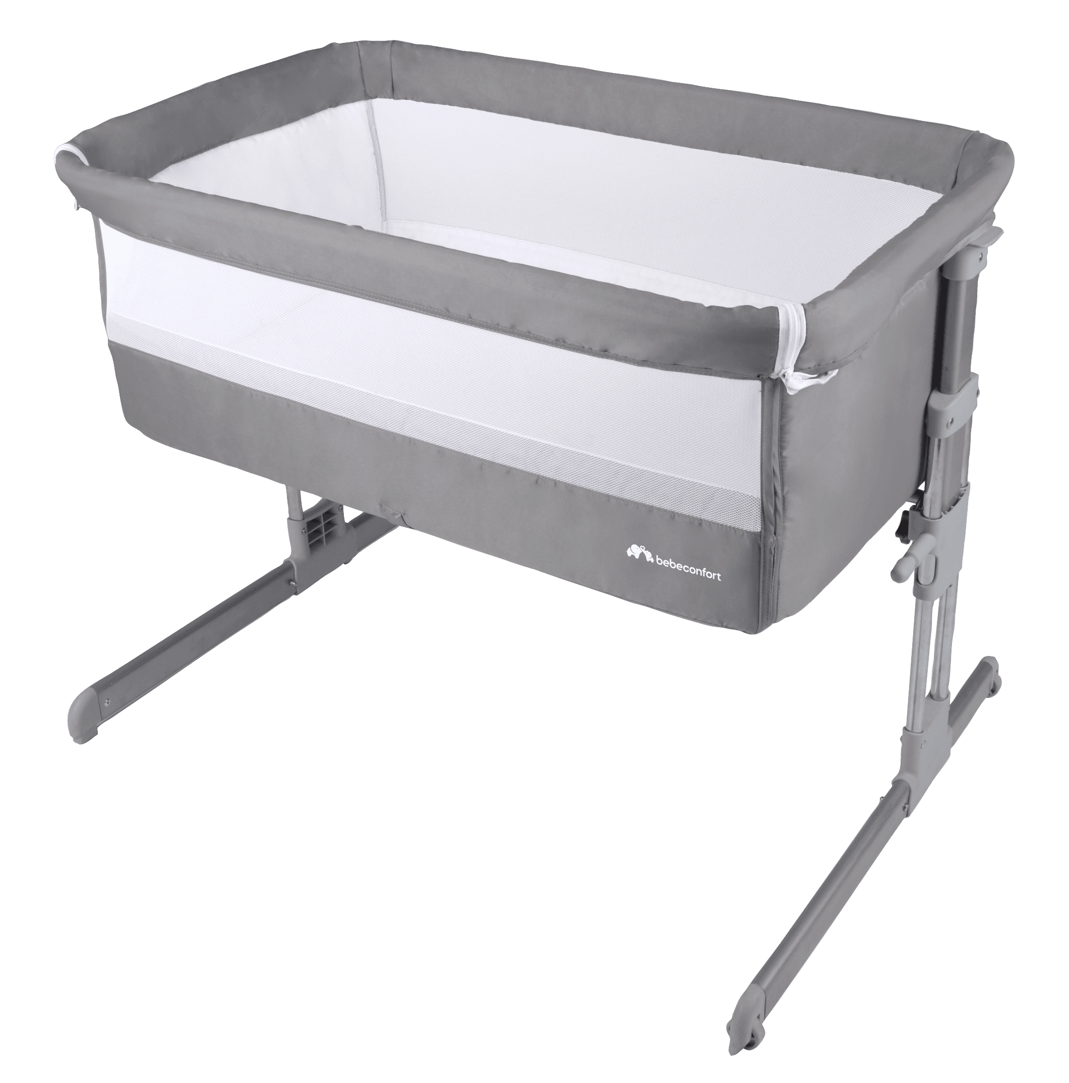 Bebeconfort Co-Sleeping Bed & Travel Cot Calidoo Grey Mist