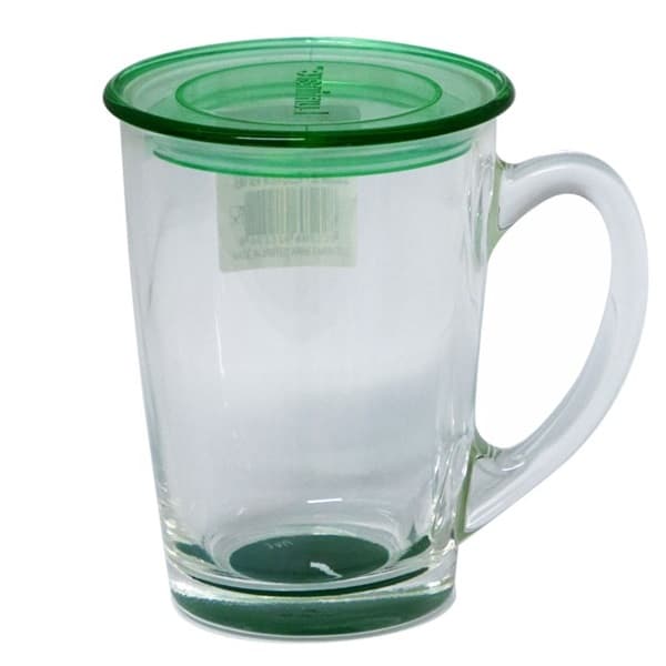 Luminarc New Morning Green Mug With Lid 320ml