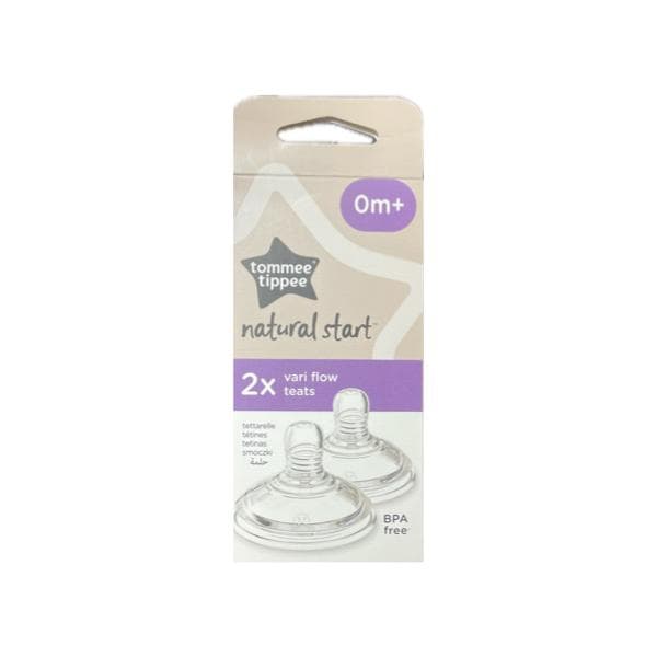 Tommee Tippee Closer to Nature Easi-Vent™ Vari Flow Teats 2 Pcs