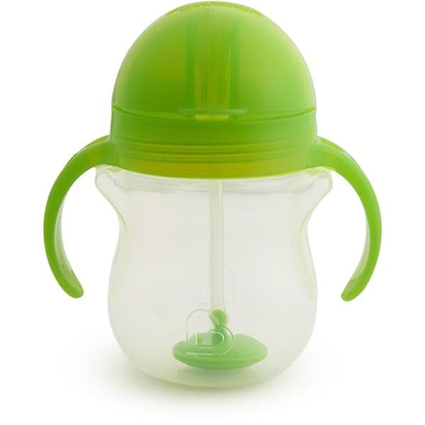 Munchkin Any Angle™ Weighted Straw Trainer Cup 210 ML +6 Months - Green