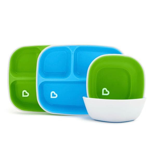 Munchkin 4pk Splash Dining Set - Blue/Green