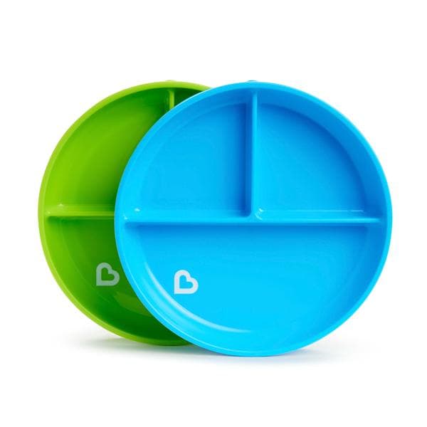 Munchkin Stay Put™ Suction Plate +6 months - Blue/Green
