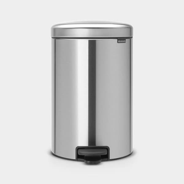 Brabantia Newlcon Pedal Bin, 20L MattSteel