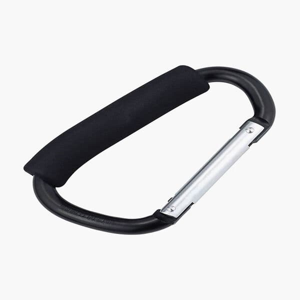 MOON Hands-Free Baby Stroller Hook - Durable, Lightweight & Strong - Black