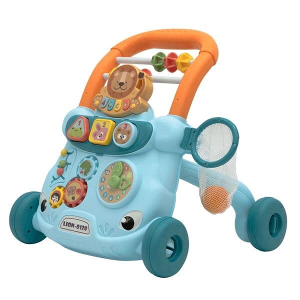 MOON Baby Push Activity Walker -Blue