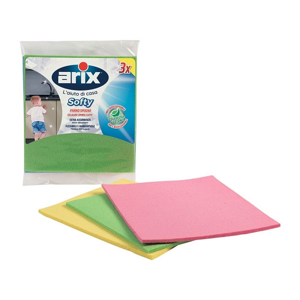 Waritex Cellulose Sponge Cloth 3pcs