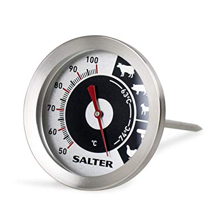 Salter 540A HBBKCR, Heston Blumenthal Precision 5-in-1 Termometro digitale  Professionale per Cucina, Termometro da